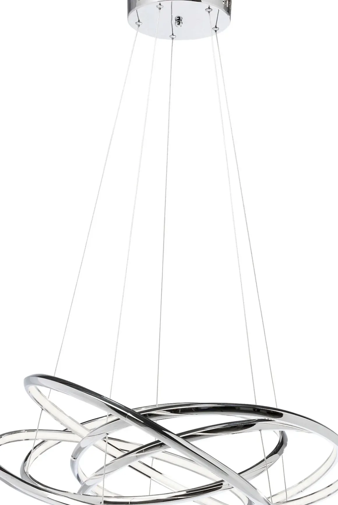 Pendellampa Saturn LED Chrome Big - KARE Design