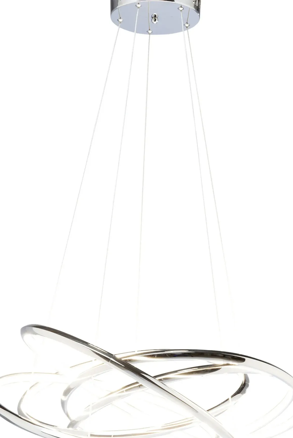 Pendellampa Saturn LED Chrome Big - KARE Design