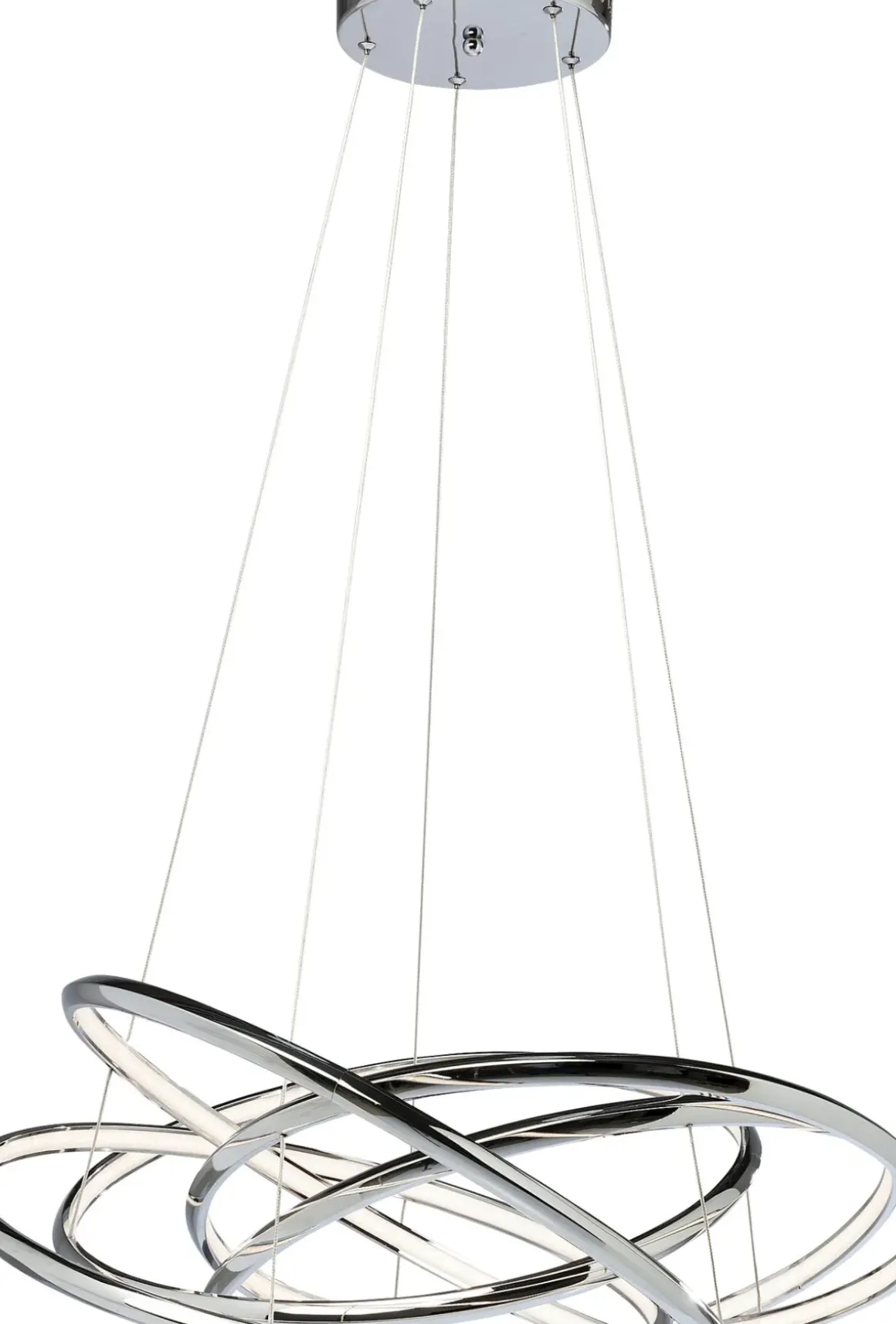 Pendellampa Saturn LED Chrome Big - KARE Design