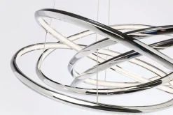 Pendellampa Saturn LED Chrome Big - KARE Design