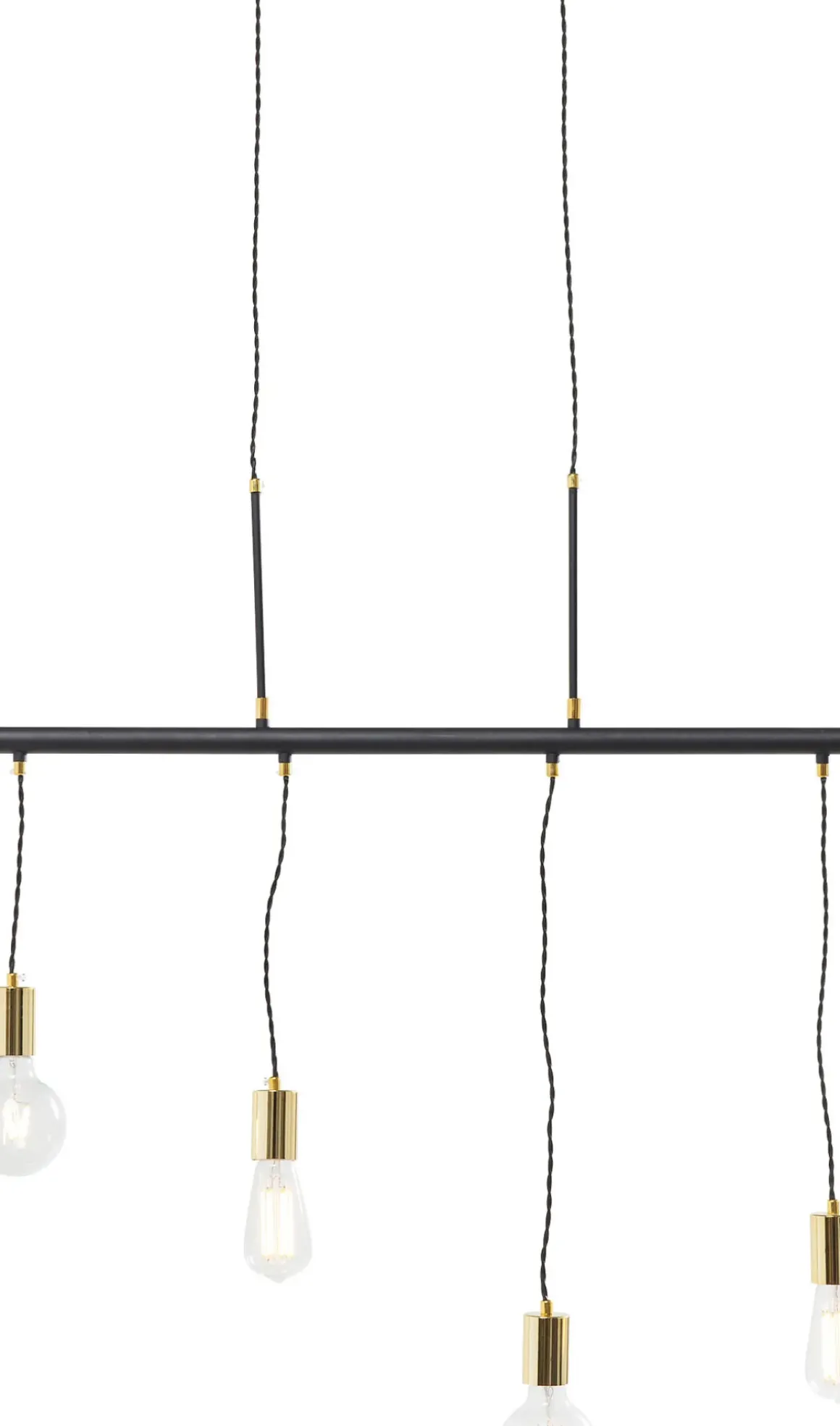 Pendel Pole - Svart Taklampa, 4 Lampor - KARE Design