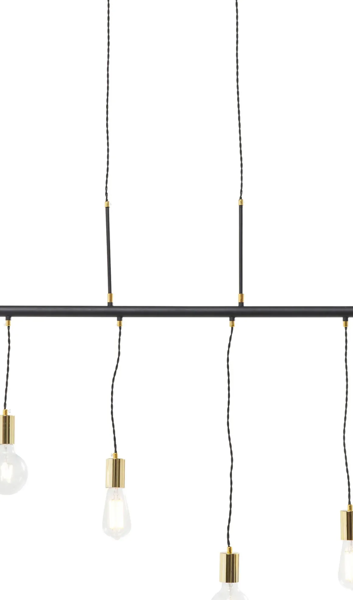 Pendel Pole - Svart Taklampa, 4 Lampor - KARE Design