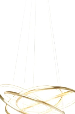 Pendel Saturn - Taklampa med Ringar i Guld LED, Ø75cm - KARE Design