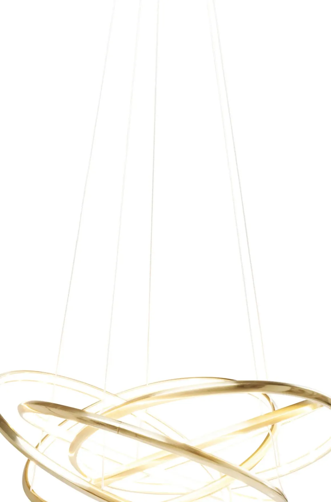 Pendel Saturn - Taklampa med Ringar i Guld LED, Ø75cm - KARE Design