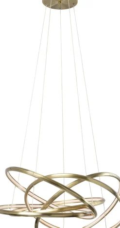 Pendel Saturn - Taklampa med Ringar i Guld LED, Ø75cm - KARE Design