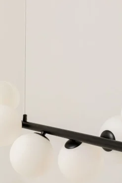 Pendel Scala Balls - Taklampa Svart/Milky 150cm - KARE Design