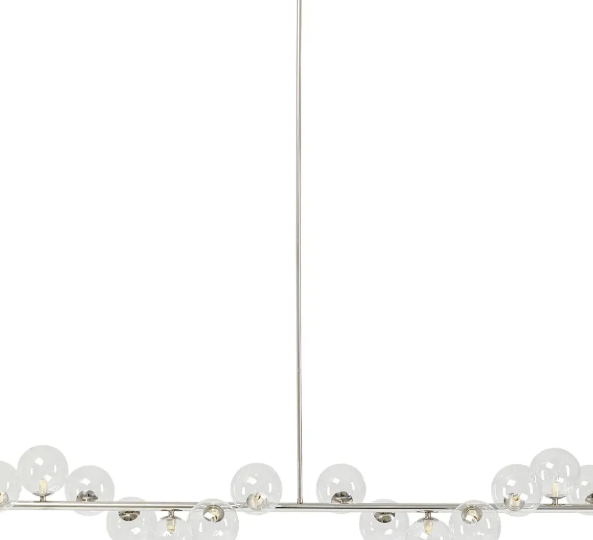 Pendel Scala Klot - Taklampa Krom/Glas 150 cm - KARE Design