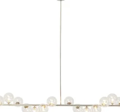 Pendel Scala Klot - Taklampa Krom/Glas 150 cm - KARE Design