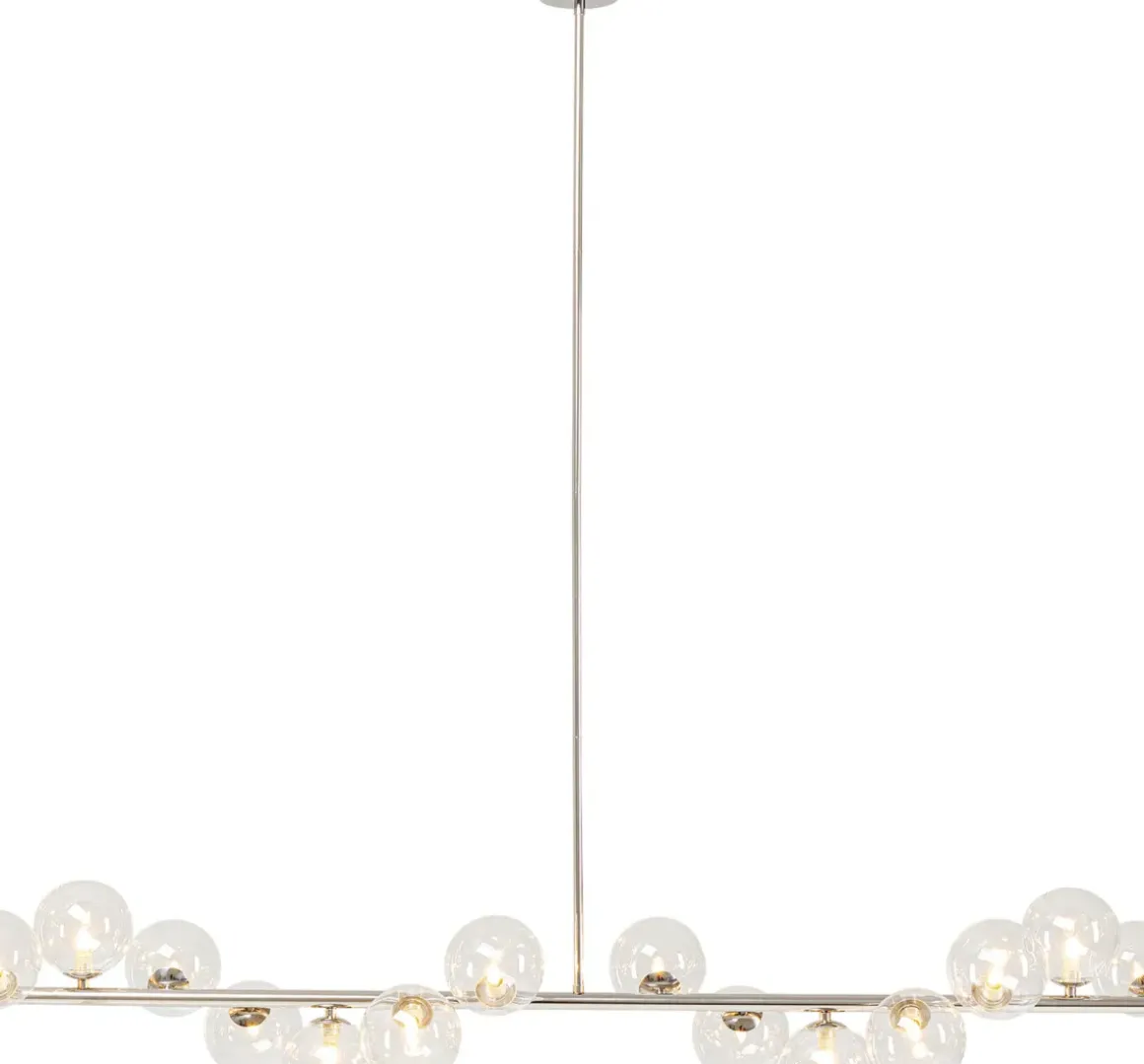 Pendel Scala Klot - Taklampa Krom/Glas 150 cm - KARE Design