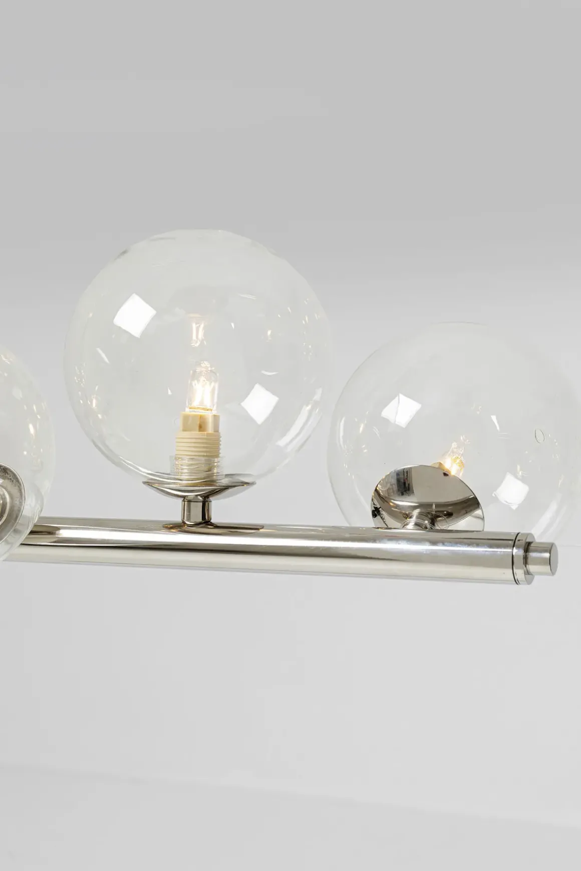 Pendel Scala Klot - Taklampa Krom/Glas 150 cm - KARE Design