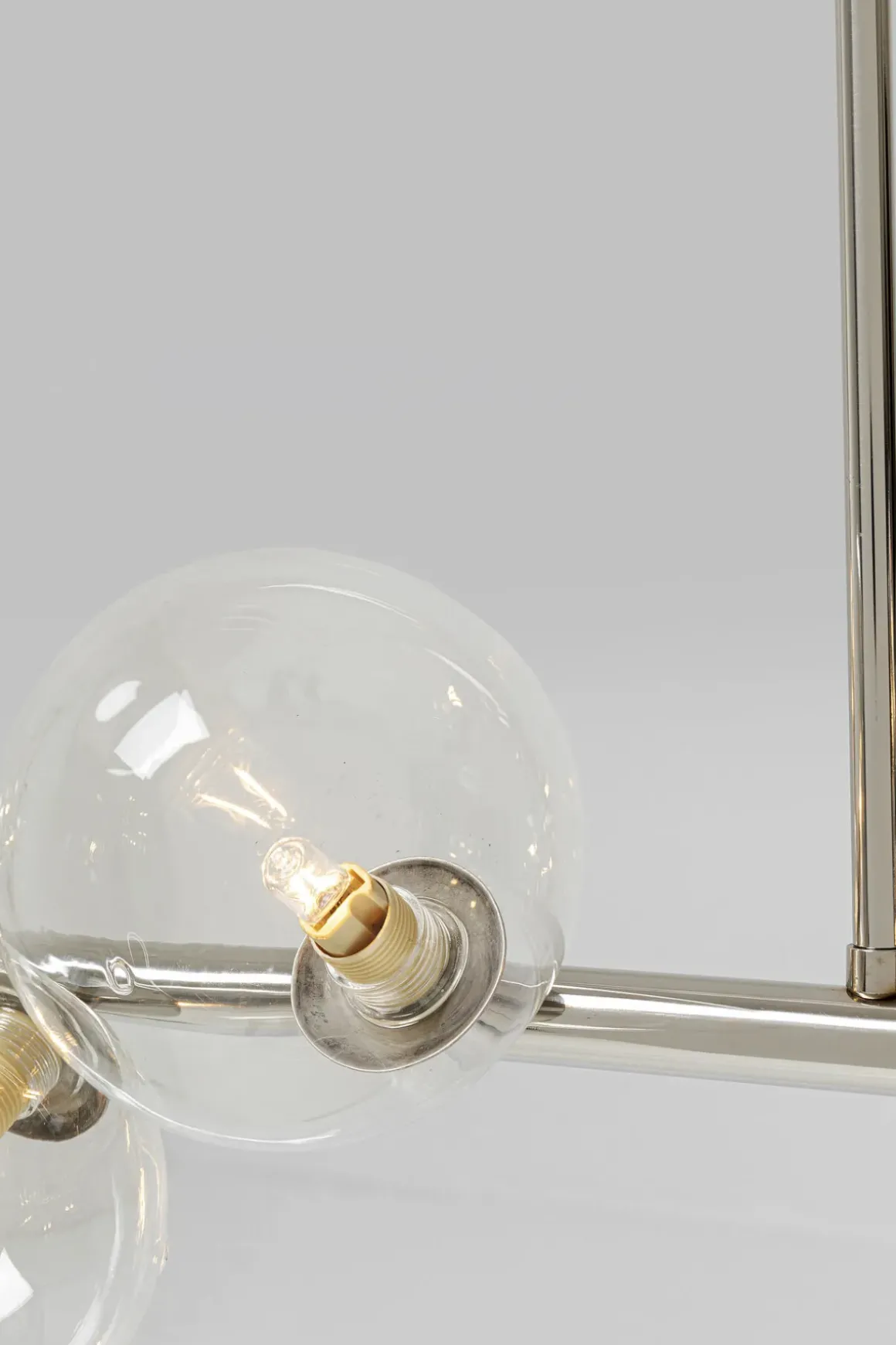 Pendel Scala Klot - Taklampa Krom/Glas 150 cm - KARE Design