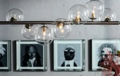 Pendel Scala Klot - Taklampa Krom/Glas 150 cm - KARE Design