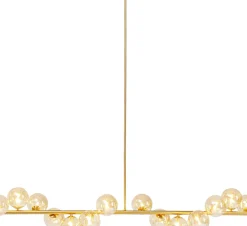 Pendel Scala Klot - Taklampa Mässing/Glas 150 cm - KARE Design