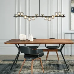 Pendel Scala Klot - Taklampa Svart/Glas 150 cm - KARE Design