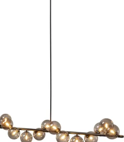 Pendel Scala Klot - Taklampa Svart/Glas 150 cm - KARE Design