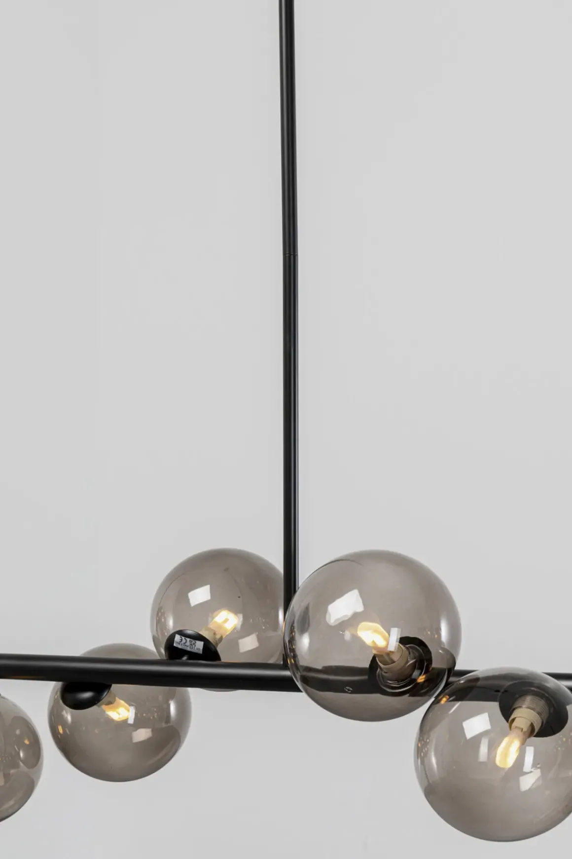 Pendel Scala Klot - Taklampa Svart/Glas 150 cm - KARE Design