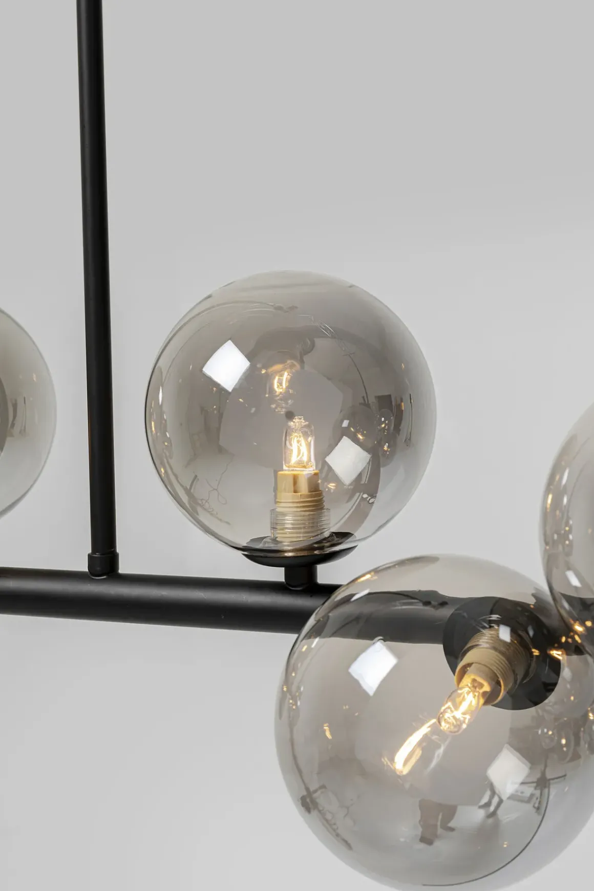 Pendel Scala Klot - Taklampa Svart/Glas 150 cm - KARE Design