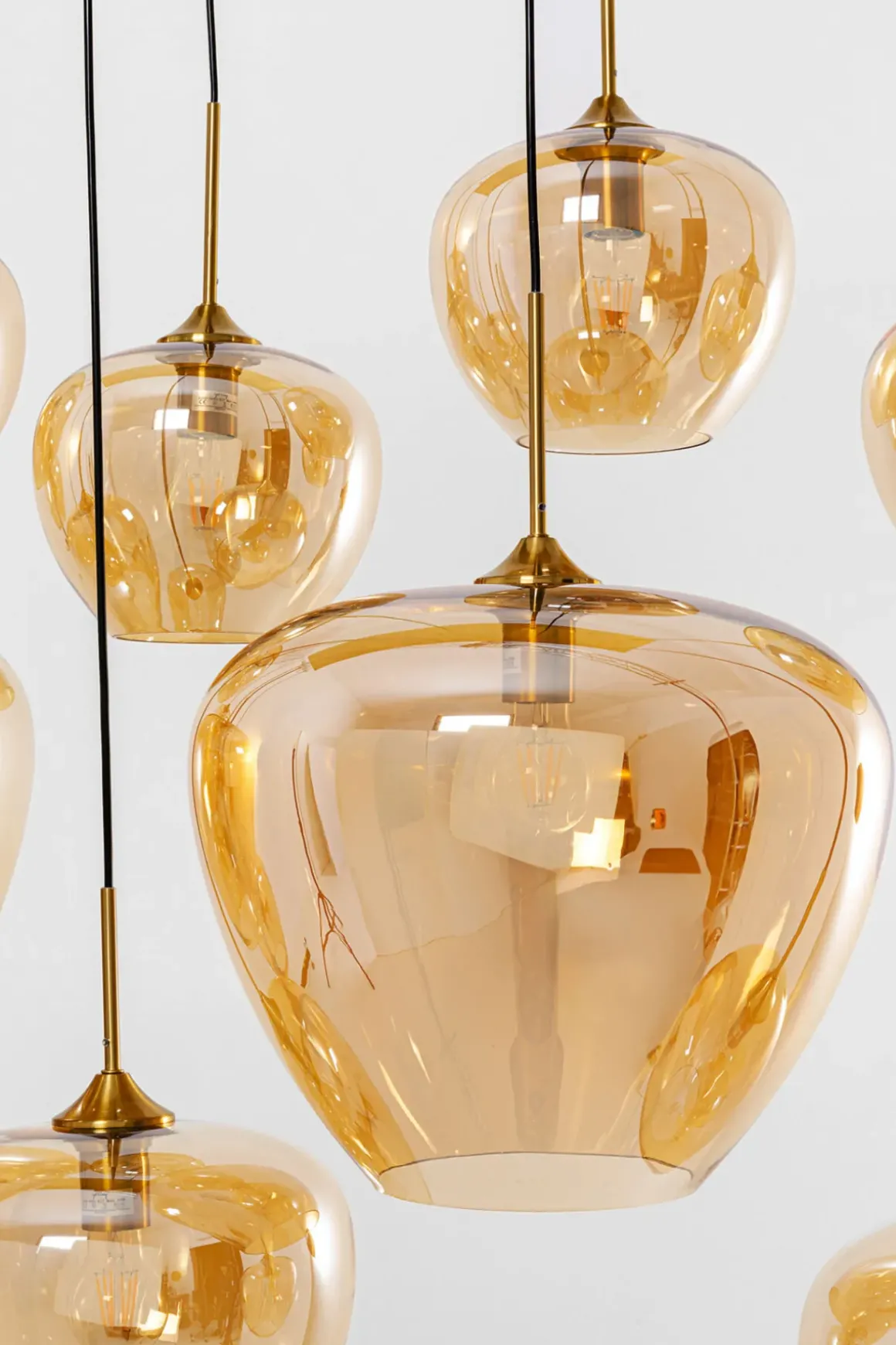 Pendel Sphere - Taklampa Amber, 160cm - KARE Design