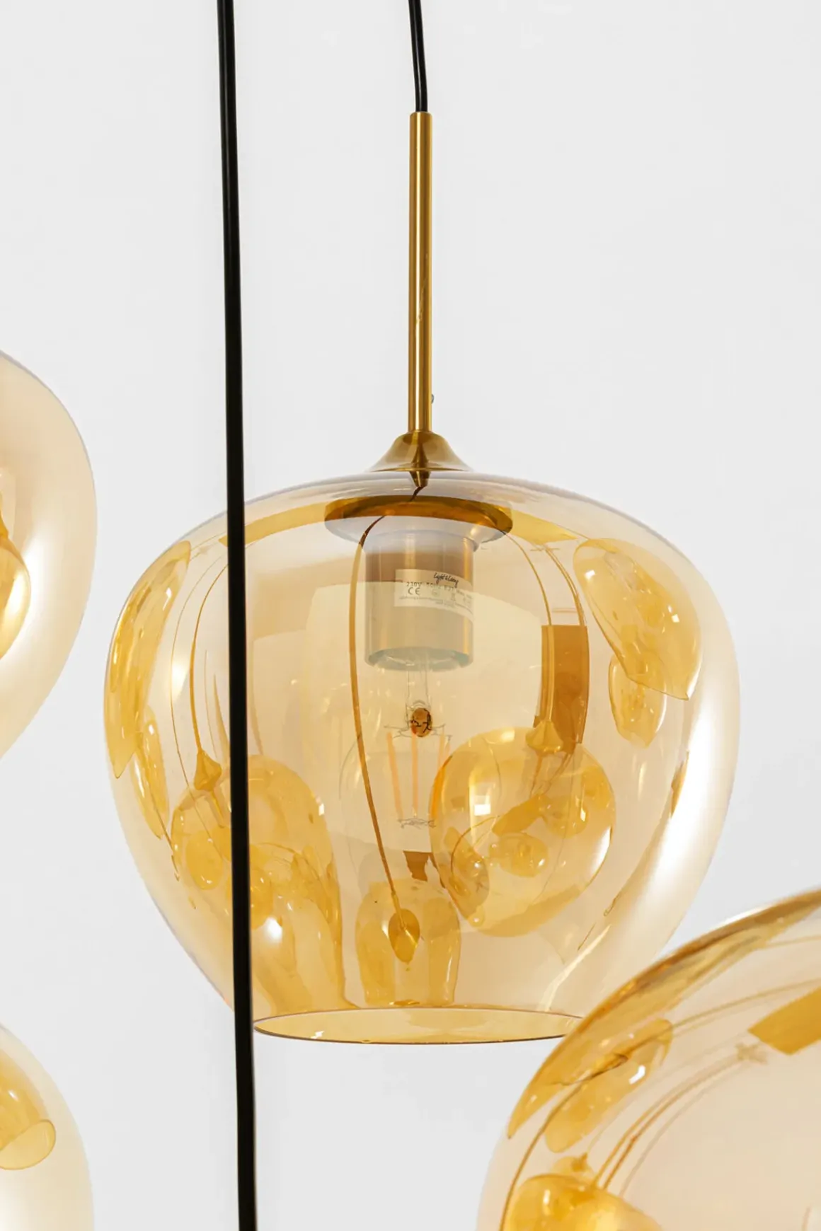 Pendel Sphere - Taklampa Amber, 160cm - KARE Design