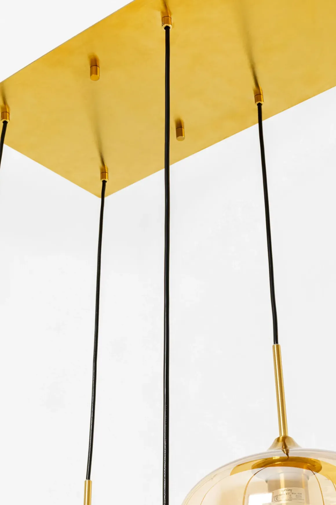 Pendel Sphere - Taklampa Amber, 160cm - KARE Design