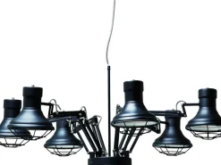 Pendel Spider Multi - Taklampa Svart, 6 Skärmar - KARE Design
