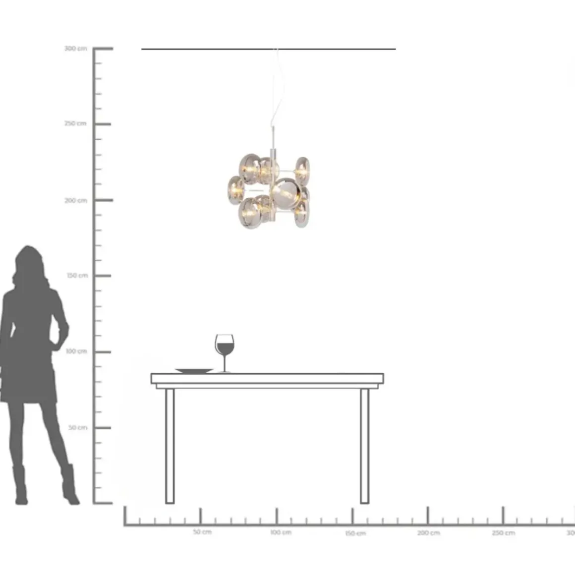 Pendel Taklampa Headlight - Krom/Glas - KARE Design
