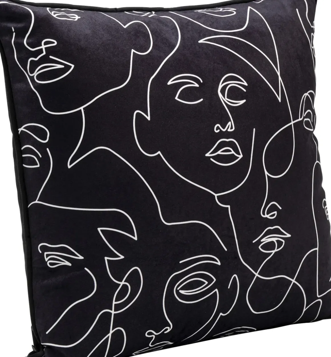 Prydnadskudde Faces, 45x45cm - KARE Design