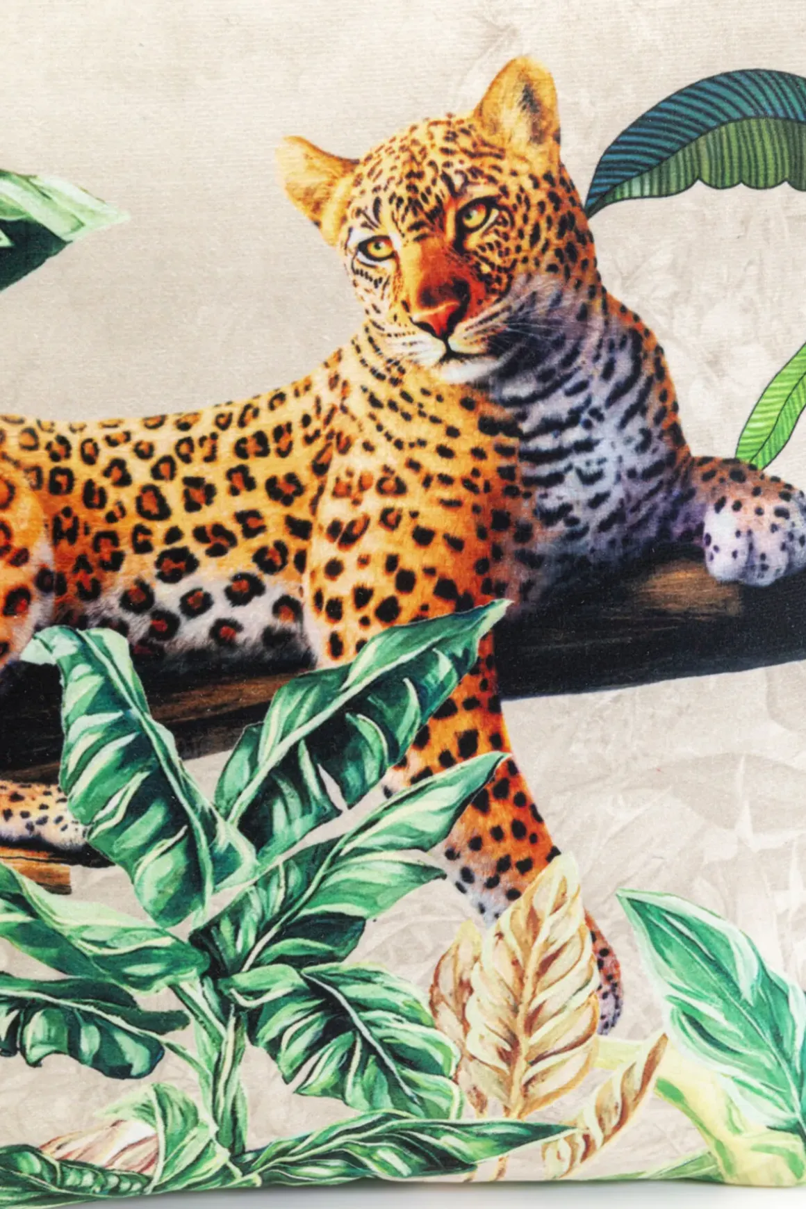 Prydnadskudde Jungle Leopard - 43x43cm - KARE Design