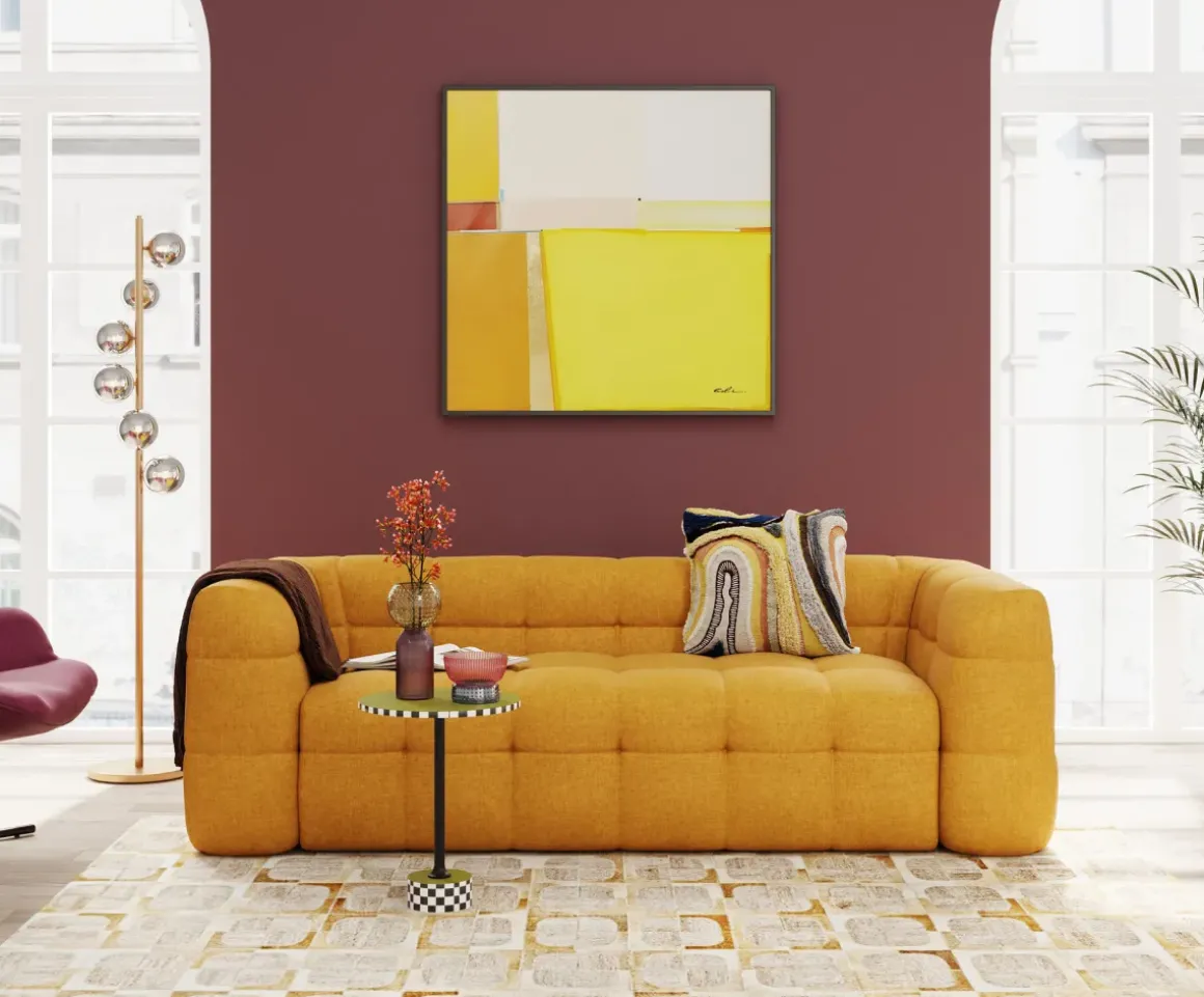 Prydnadskudde Lava Brun, 45x45cm - KARE Design