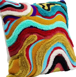 Prydnadskudde Waves Multi, 45x45cm - KARE Design