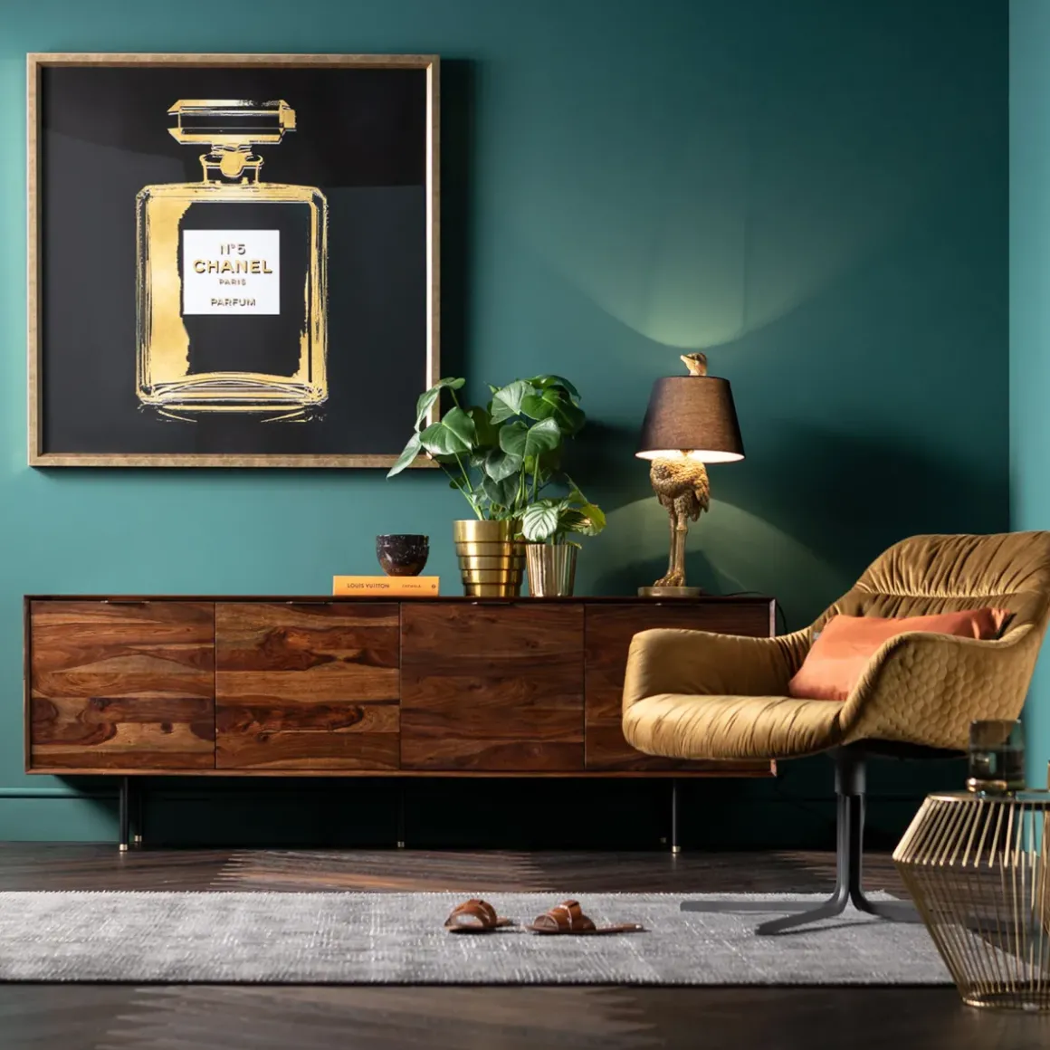Ravello Sideboard - Lågt Skåp med 4 Dörrar, 68x200cm - KARE Design