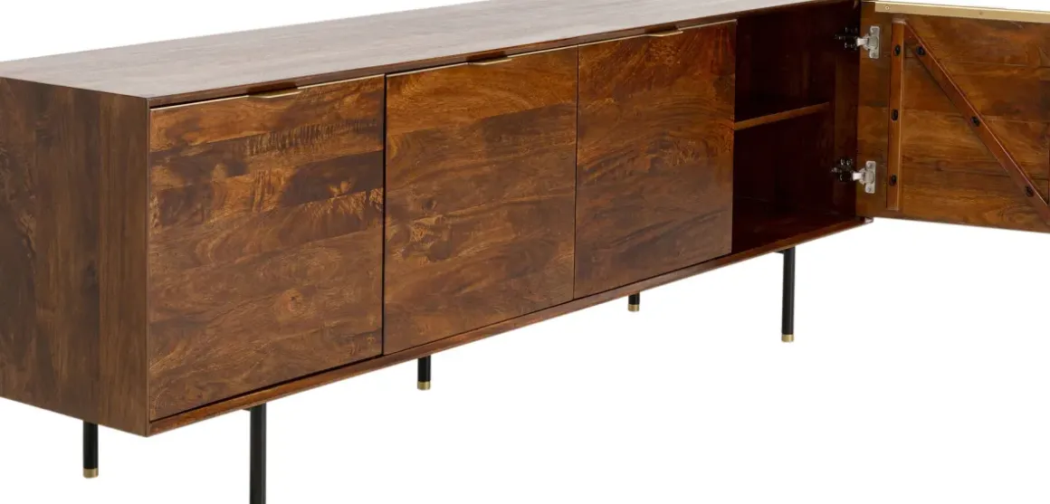 Ravello Sideboard - Lågt Skåp med 4 Dörrar, 68x200cm - KARE Design