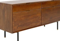 Ravello Sideboard - Lågt Skåp med 2 Dörrar/2 Lådor, 68x140cm - KARE Design