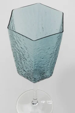 Rödvinsglas Cascata - Blå - KARE Design