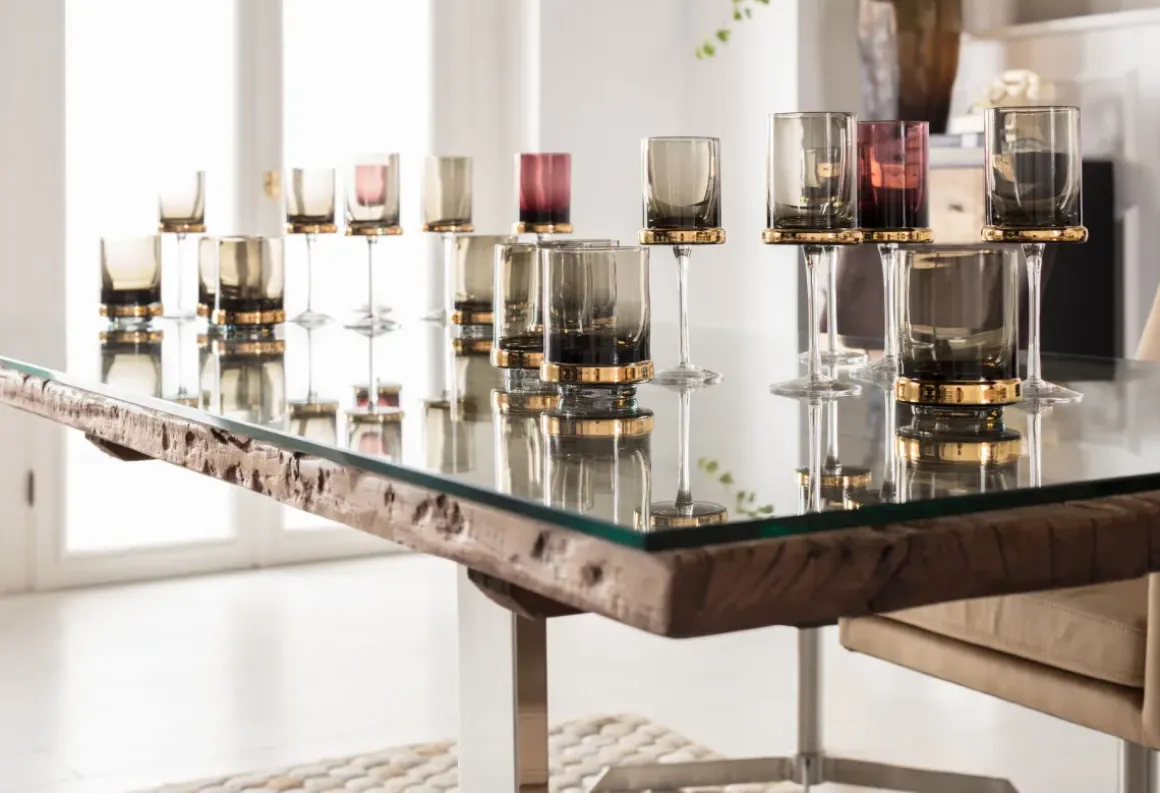 Rödvinsglas Innocent Smoke - KARE Design