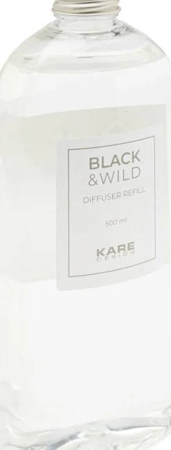 Refill Doft Black & Wild - Svart, 500ml - KARE Design