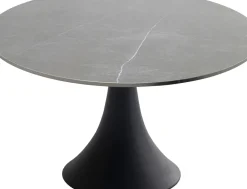 Runt Bord Grande Possibilita - Sten/Svart, Ø120cm - KARE Design