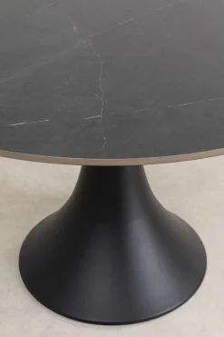 Runt Bord Grande Possibilita - Sten/Svart, Ø120cm - KARE Design