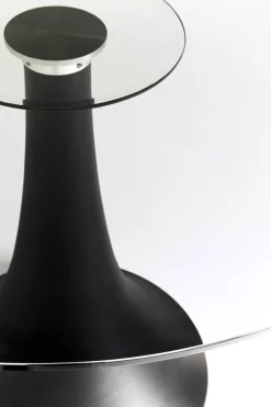 Runt Bord Grande Possibilita - Svart glas/Svart Ø110cm - KARE Design