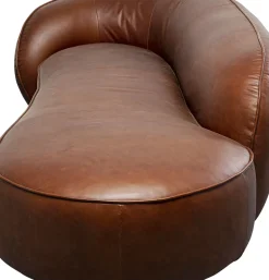Schäslong Wonder Brunt Läder, 252cm - KARE Design