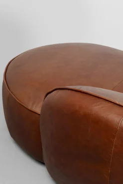 Schäslong Wonder Brunt Läder, 252cm - KARE Design