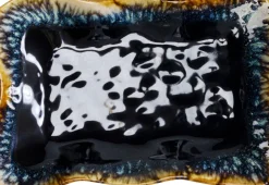 Serveringsfat Lio - Mörkblå, 26x17cm - KARE Design