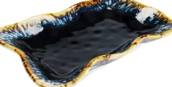 Serveringsfat Lio - Mörkblå, 26x17cm - KARE Design