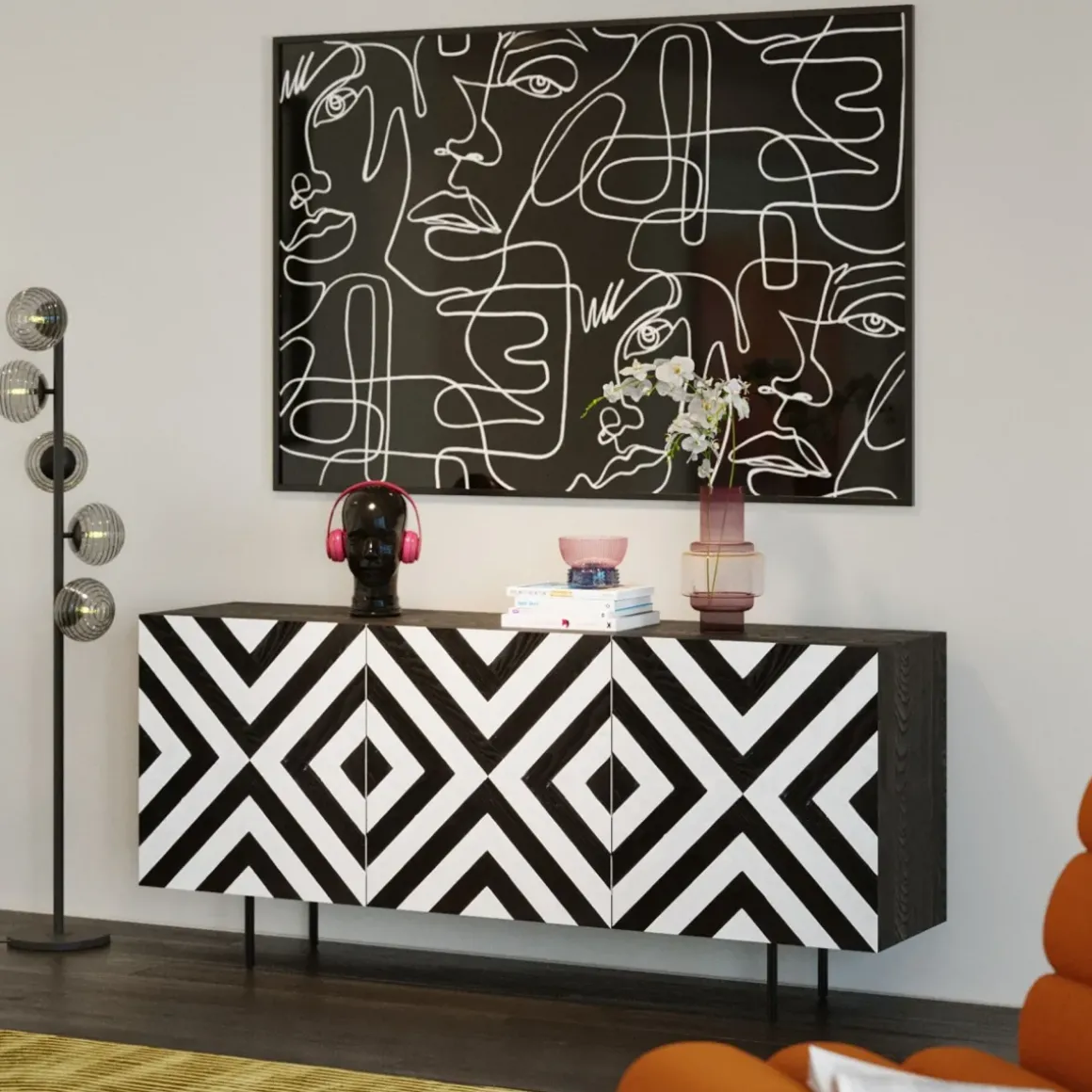Sideboard Arctic - 160x75cm - KARE Design