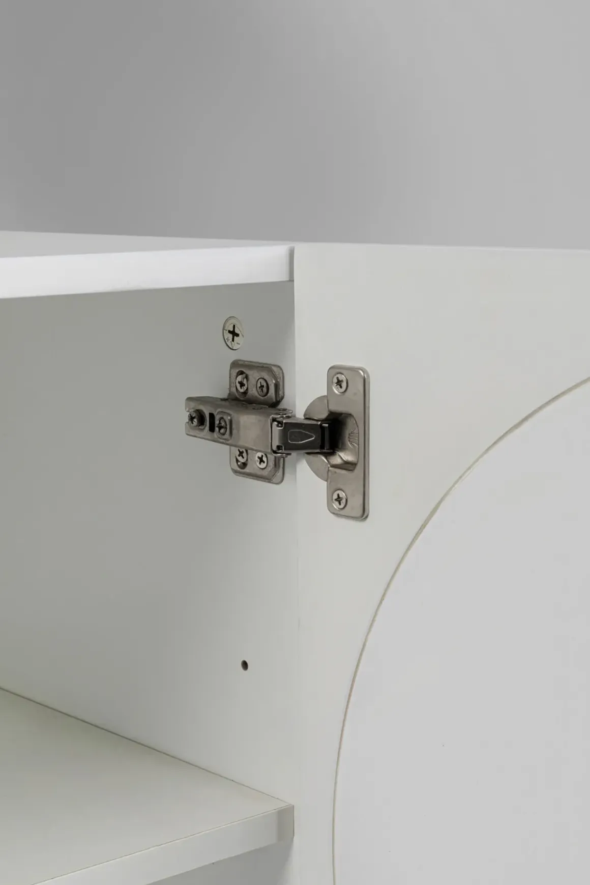 Sideboard Atomic - Natur/Vit, 183x76cm - KARE Design