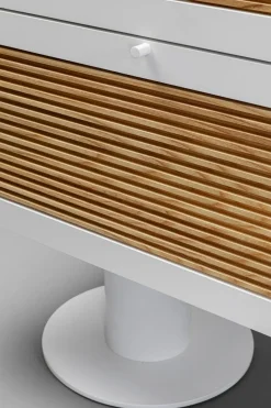 Sideboard Atomic - Natur/Vit, 183x76cm - KARE Design