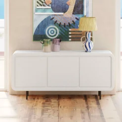 Sideboard Bonita - Vit, 160x75cm - KARE Design