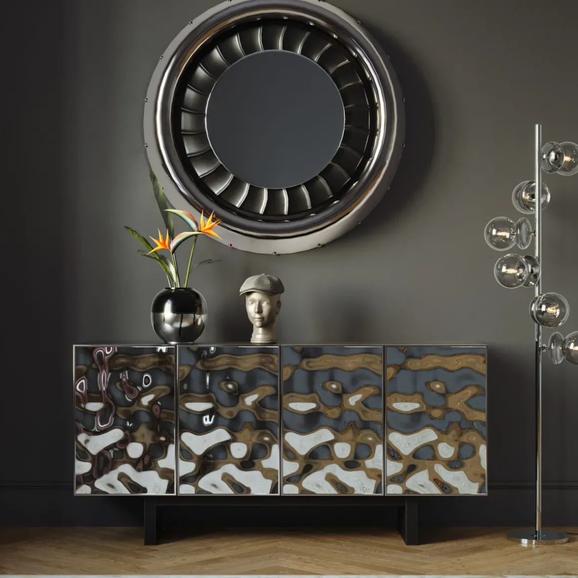 Sideboard Caldera - 160x78cm - KARE Design