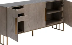 Sideboard Cesaro Ask, 3 Dörrar, 75x160cm - KARE Design