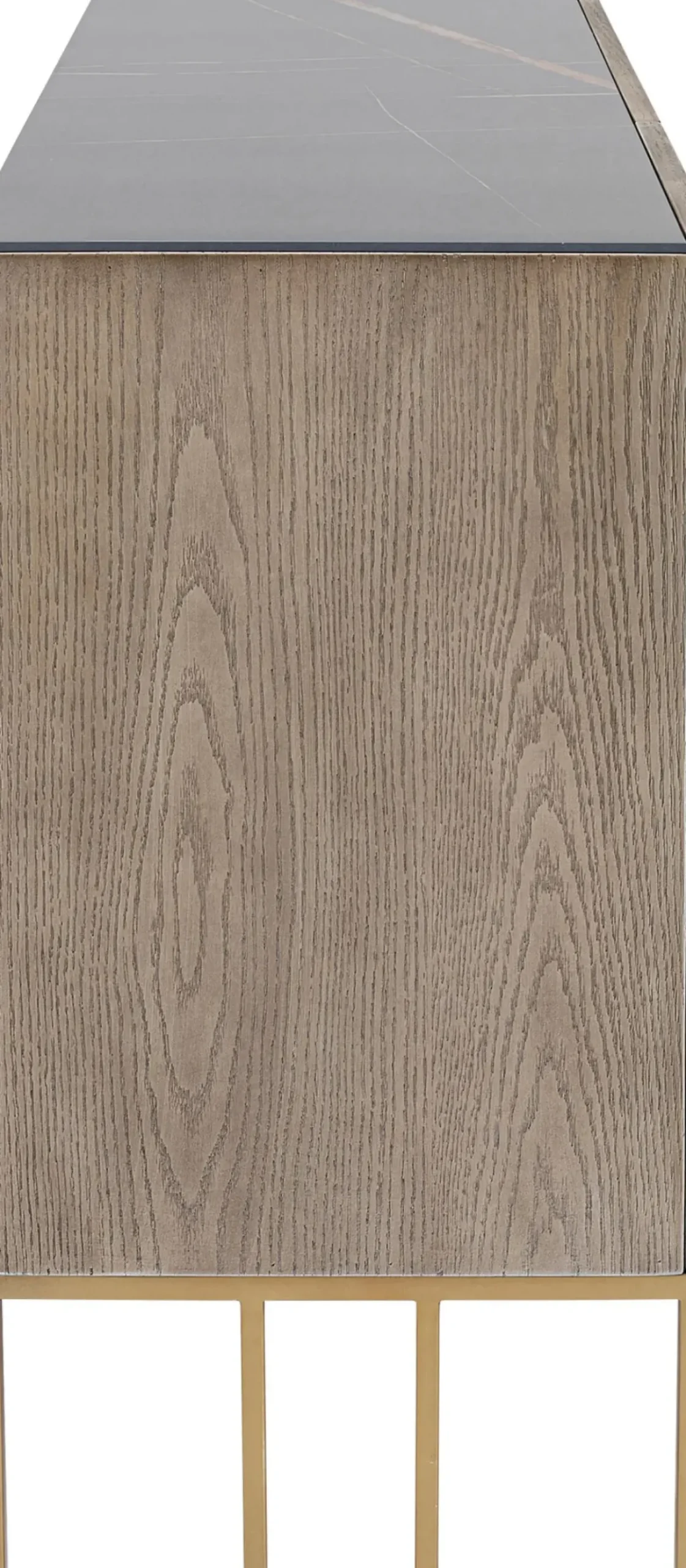 Sideboard Cesaro Ask, 3 Dörrar, 75x160cm - KARE Design